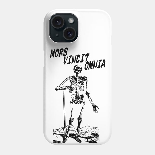 Mors Vincit Omnia Phone Case by Widmore