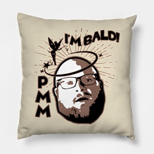 Paging Mr. Morrow "I'm Bald" PMM Youtuber Edition Pillow