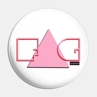 Fag Reclaimed - Pink Triangle - corner Pin