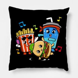 Fast Dancin' Food Pillow