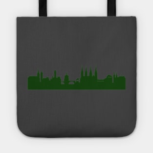 BAMBERG skyline in forest green Tote