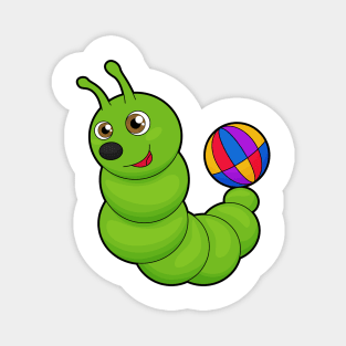 Caterpillar with Water polo Magnet