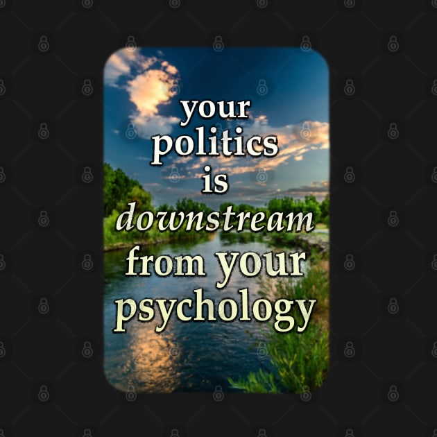 Your Politics Is Downstream From Your Psychology - Solar Cross quote by SolarCross