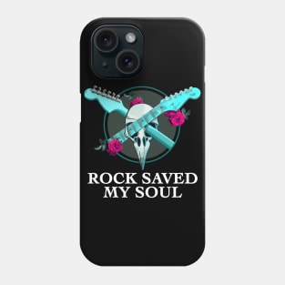 Rock music saved my soul Phone Case