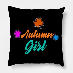 Autumn Girl Pillow