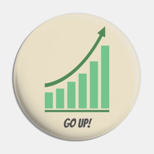 Statistics-Go up! Pin