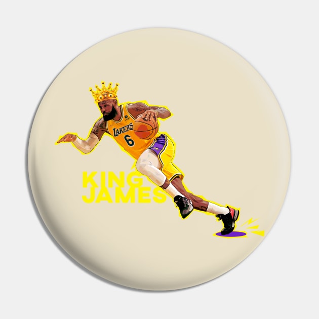 King James Pin by clownescape