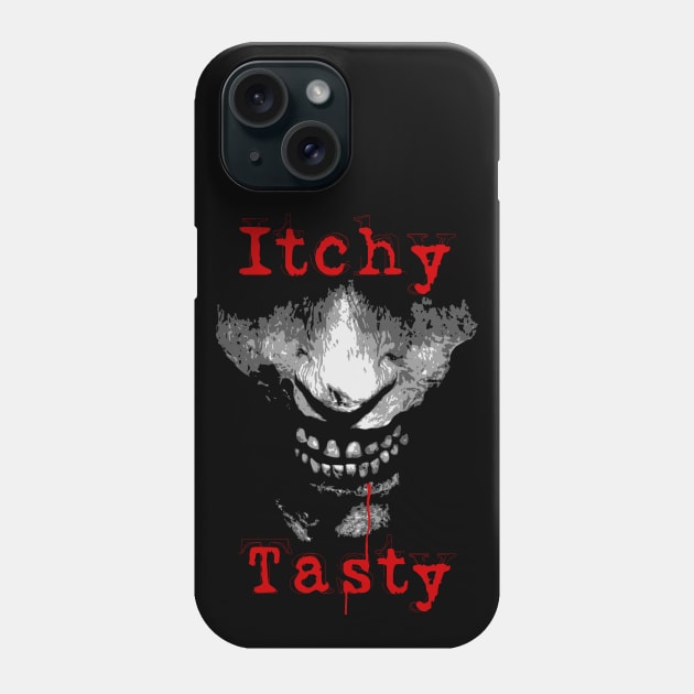 Zombie Itchy Tasty Phone Case by Power Up Prints