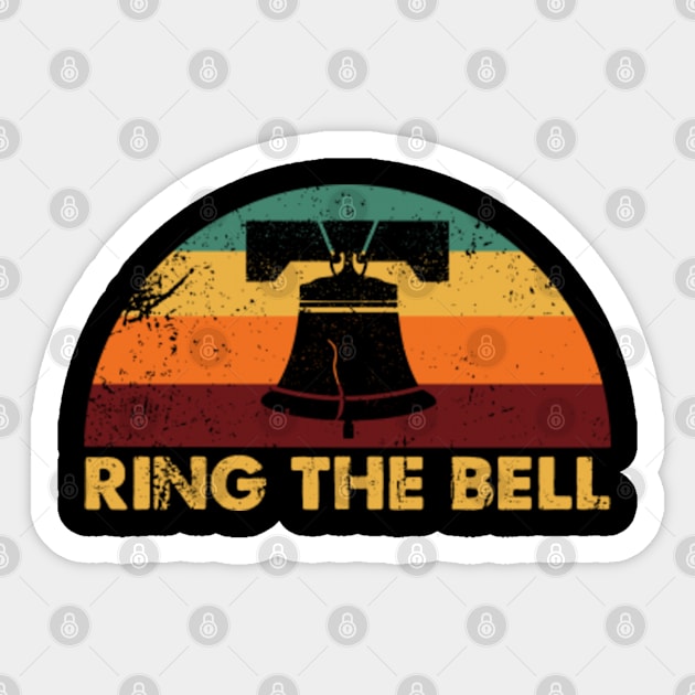 Ring the Bell Phillies Baseball Design Sticker for Sale by BallplayerBuzz