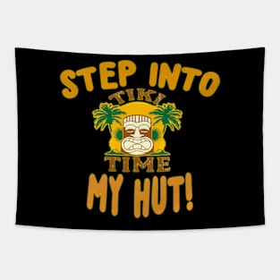 STEP INTO MY TIKI TIME HUT BEACHWEAR FOR YOU! Tapestry