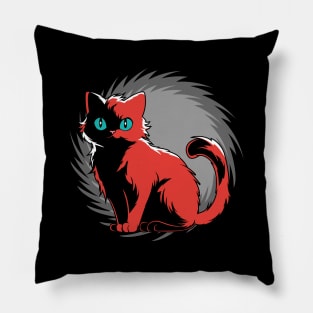 Cool Cat in The Dark Pillow