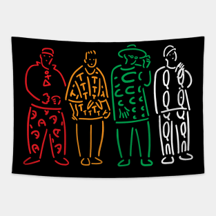 Neon Atcq Tapestry