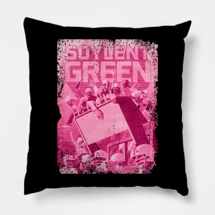 Green Where Science Fiction Meets Social Commentary Pillow