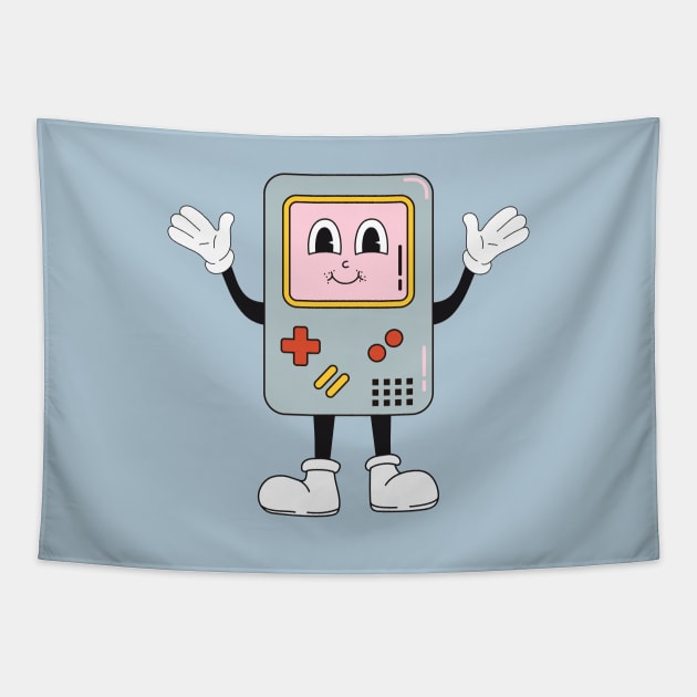 Retro Gameboy Smile Face Tapestry by TheRealGWon