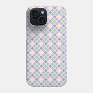 Checkers Pattern - Rainbow checkers pattern design Phone Case