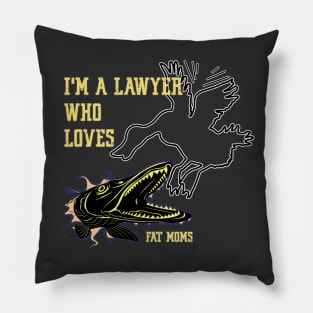 Fishing of pike duck's eater for a lawyer Pillow