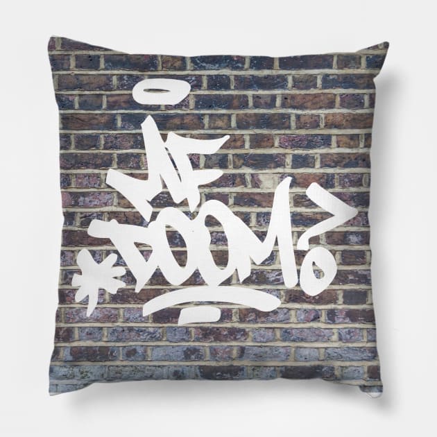 mf doom gravity Pillow by neira