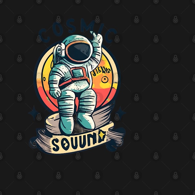 Cosmic Sound Astronaut by Roseyasmine