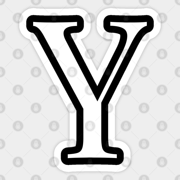 letter Y - Alphabet Y - Sticker