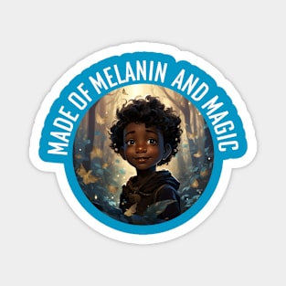 Made of Melanin and Magic Boy 1 Magnet