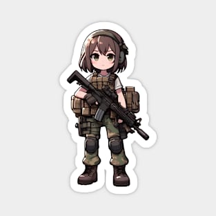 Tactical Girl Magnet