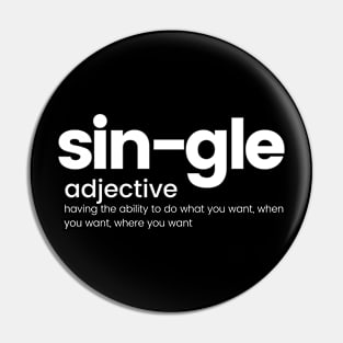 Single Valentine Shirt Pin