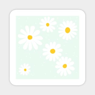 Light Green Daisys Magnet