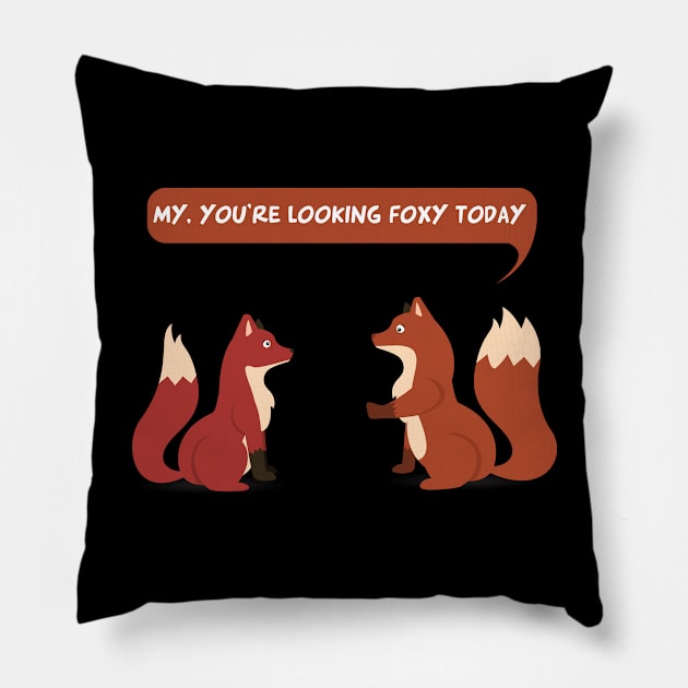 Foxy Pillow by ForbiddenFigLeaf