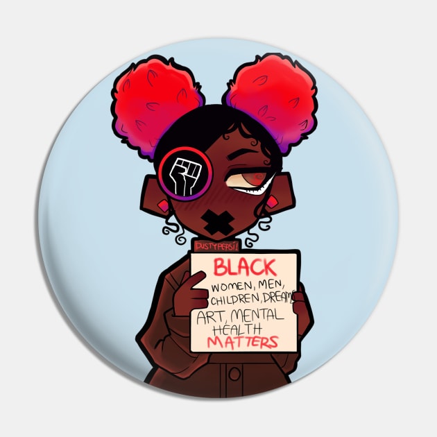 BLM Pin by The Dusty Shop