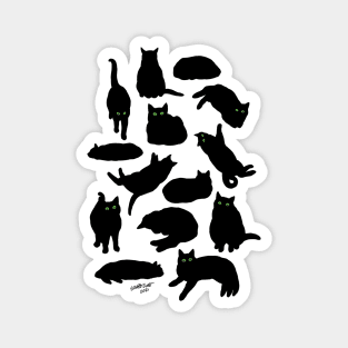 Moony Silhouettes Magnet