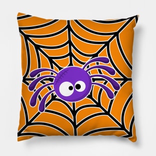 Cute Spider Web Pillow