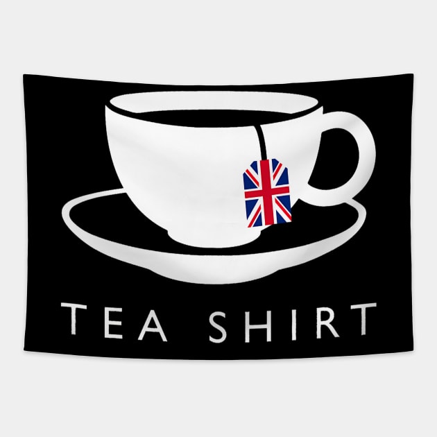 I Love English Tea UK Flag Fun Novelty Souvenir Memorabilia Tapestry by deptrai0023