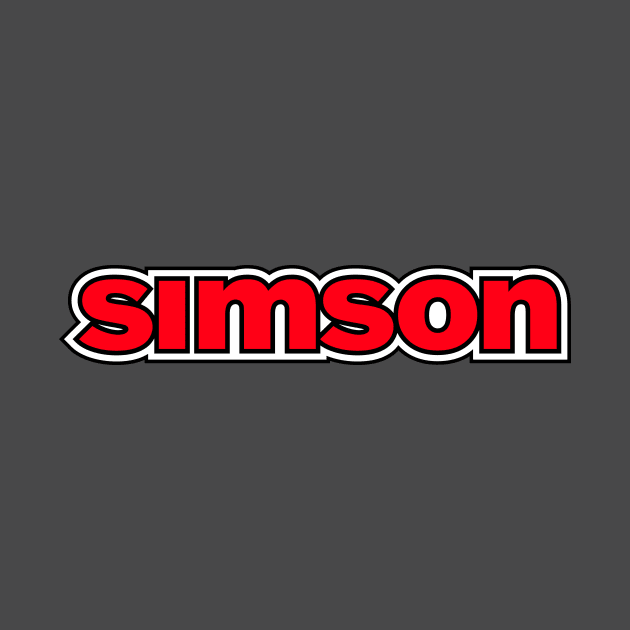 Simson logo (red) by GetThatCar