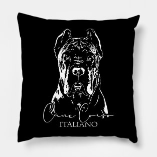 Cane Corso Italiano dog portrait dog mom Pillow