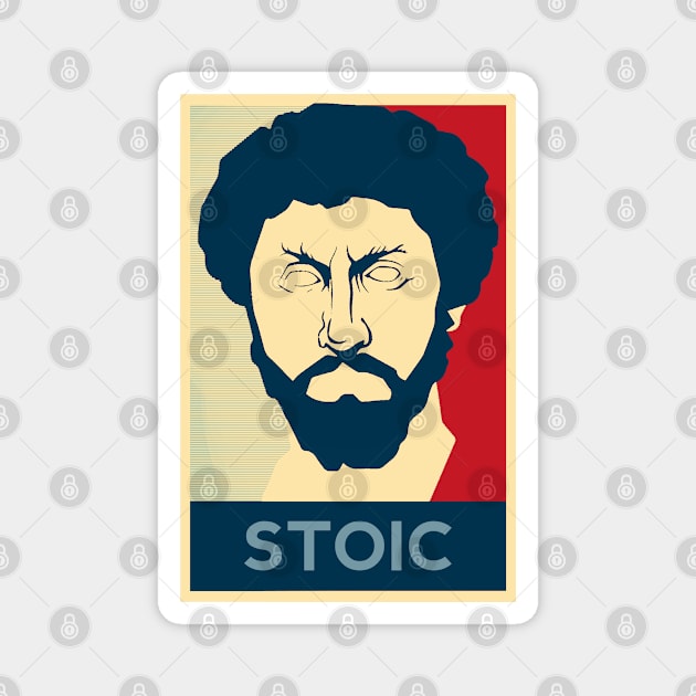 Stoicism Art Stoic Philosophy Marcus Aurelius Magnet by USProudness