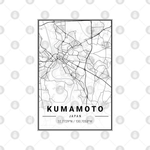 Kumamoto Light City Map by tienstencil