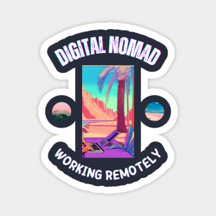 Digital Nomad - Working Remotely Magnet