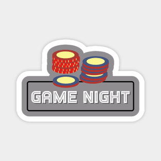 Game Night - Poker Magnet