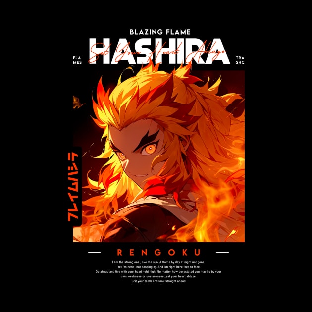 Flame Hashira - Demon Slayer by trashcandy