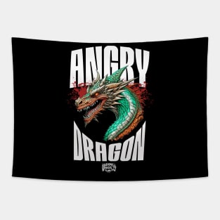 Angry Dragon Tapestry