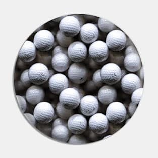 White Golf Balls Pin