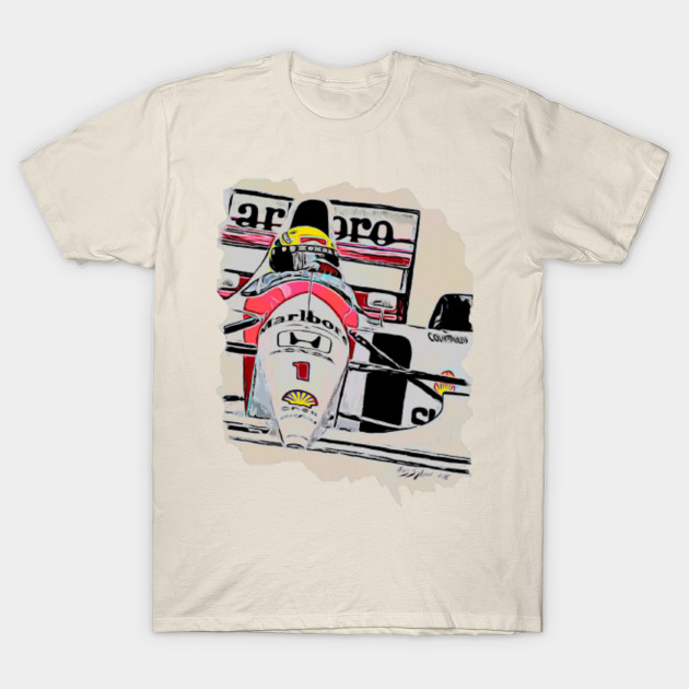 Ayrton Senna Mclaren Mp4 7 Ayrton Senna T Shirt Teepublic