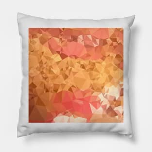 Wild Orchid Abstract Low Polygon Background Pillow