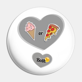 Ice cream and Pizza Pin