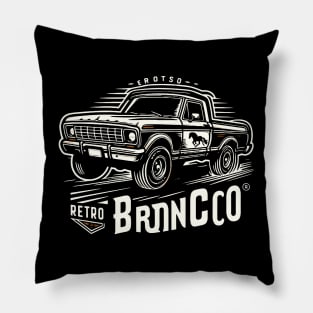 Retro Bronco Pillow