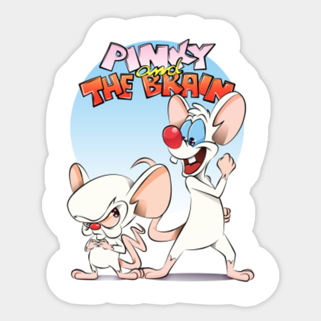 Pinky And The Brain Pinky And The Brain Aufkleber Teepublic De