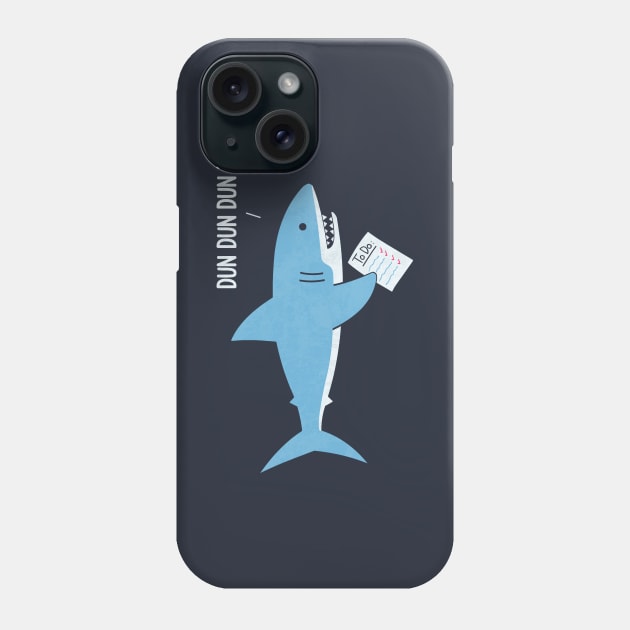 Dun Dun Dun Phone Case by HandsOffMyDinosaur