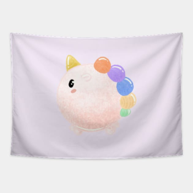 Cute unicorn design Tapestry by Mydrawingsz