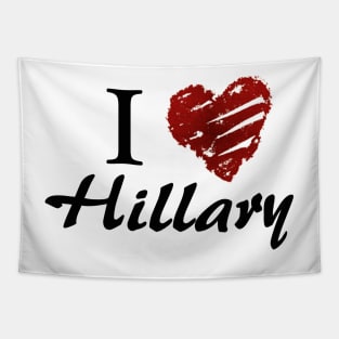 I love Hillary Tapestry