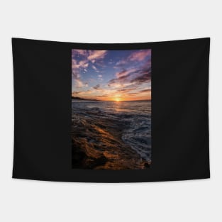 Winter on Cylinder Beach Tapestry